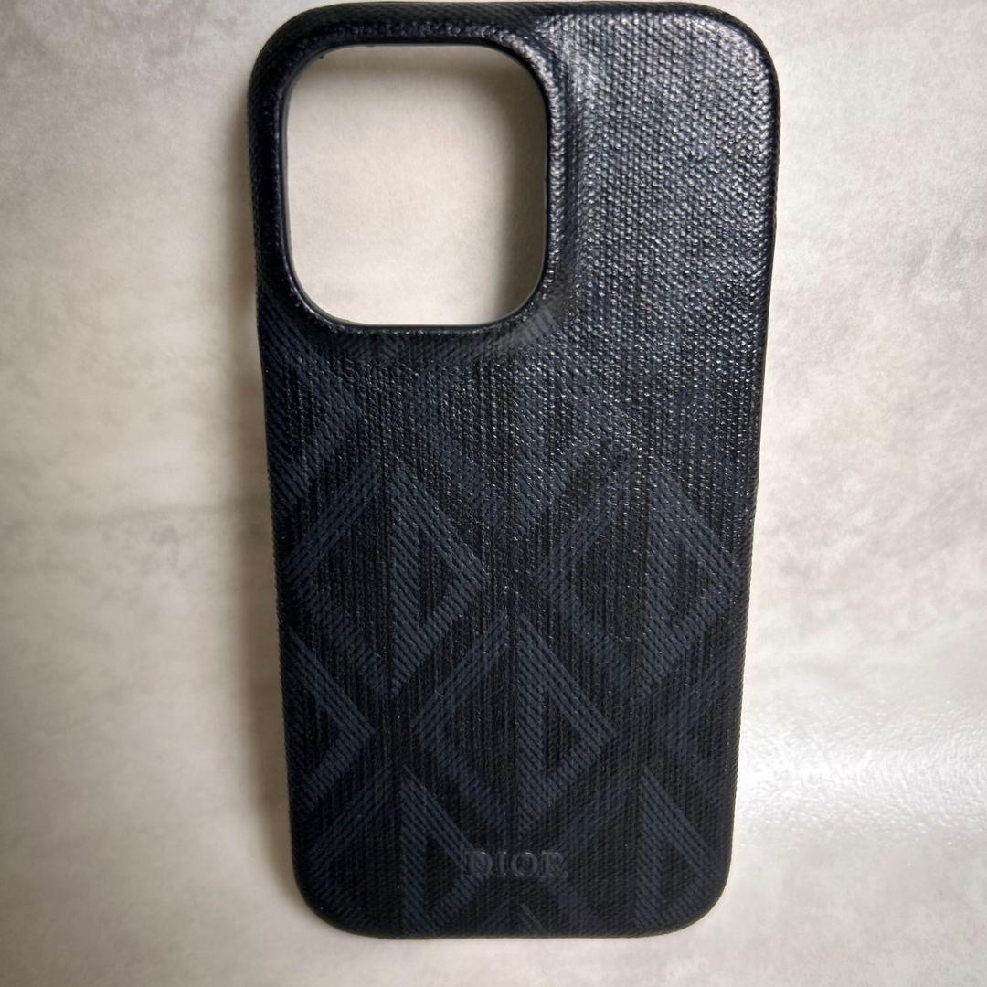 【極美品】Dior iPhone13pro Diamond CDロゴ ブラック