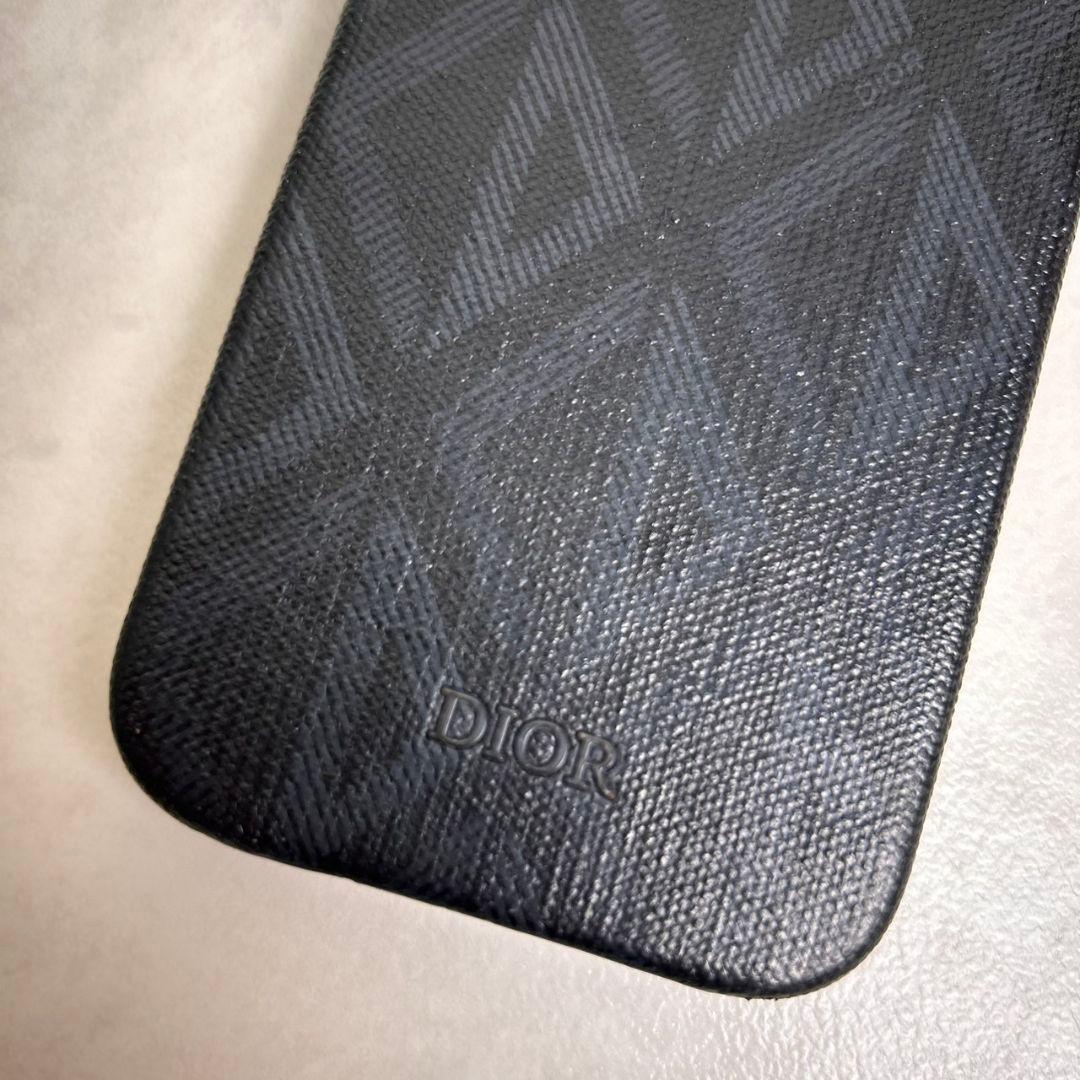 【極美品】Dior iPhone13pro Diamond CDロゴ ブラック