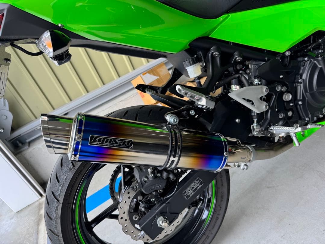ninja400BMS-Rスリップオンマフラー 政府認証