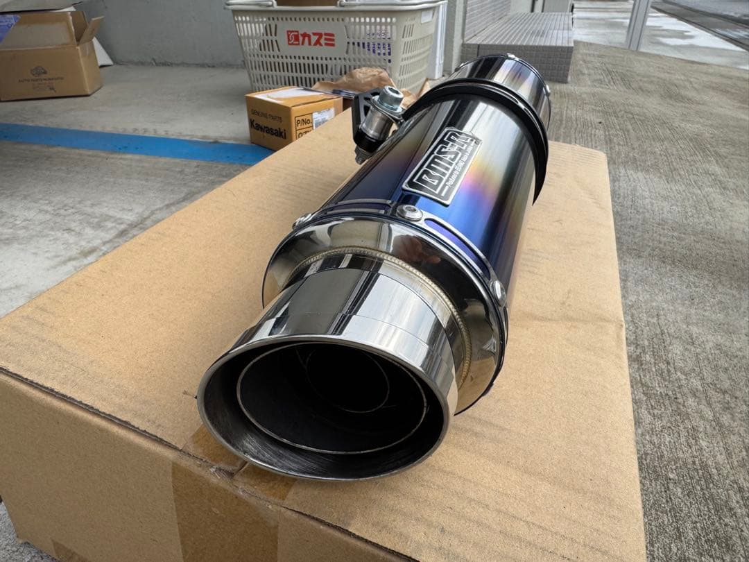 ninja400BMS-Rスリップオンマフラー 政府認証