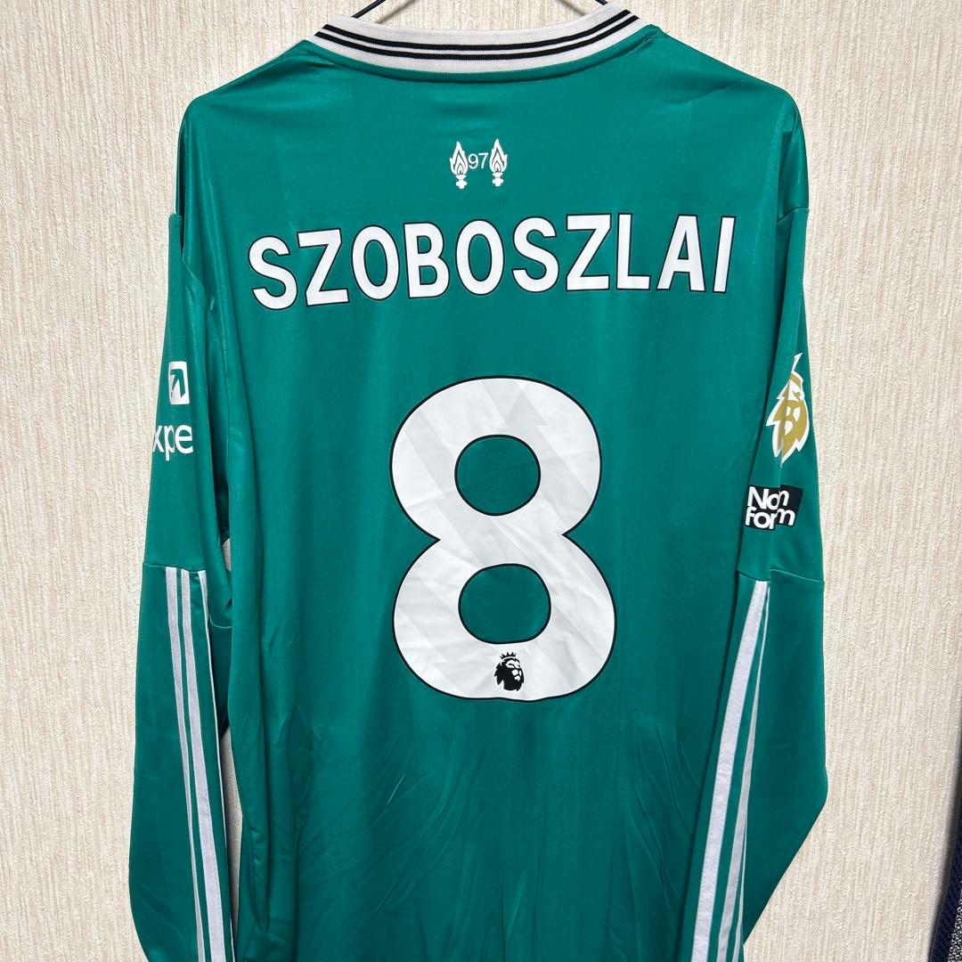 リバプール Szoboszlai ソボスライ 8 アウェイシャツ グリーン