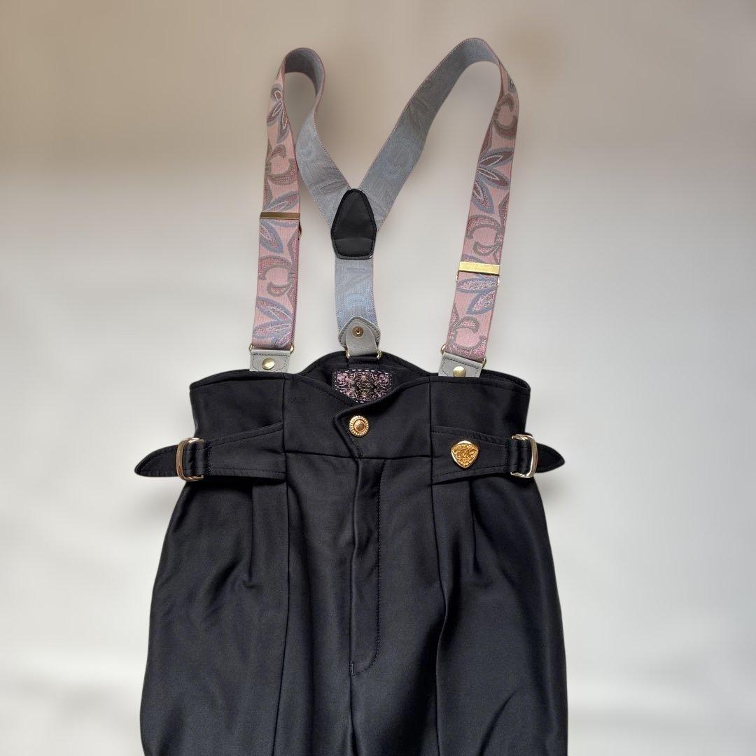 KESHO ABE ハスキー犬柄　スキーウェア　セットアップ ダウンジャケット