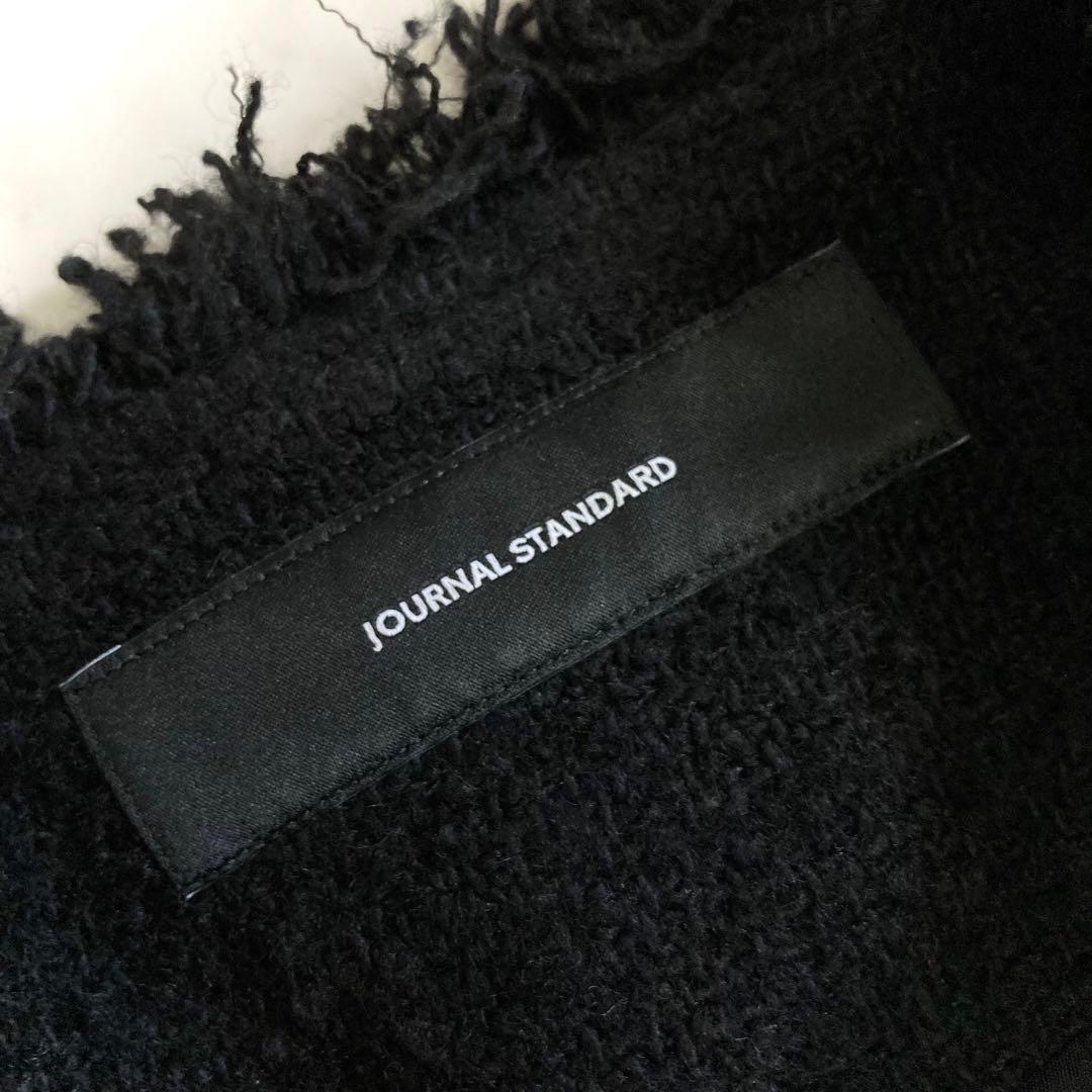 美品 ジャーナルスタンダード AWツイードイージージャケット 金ボタン