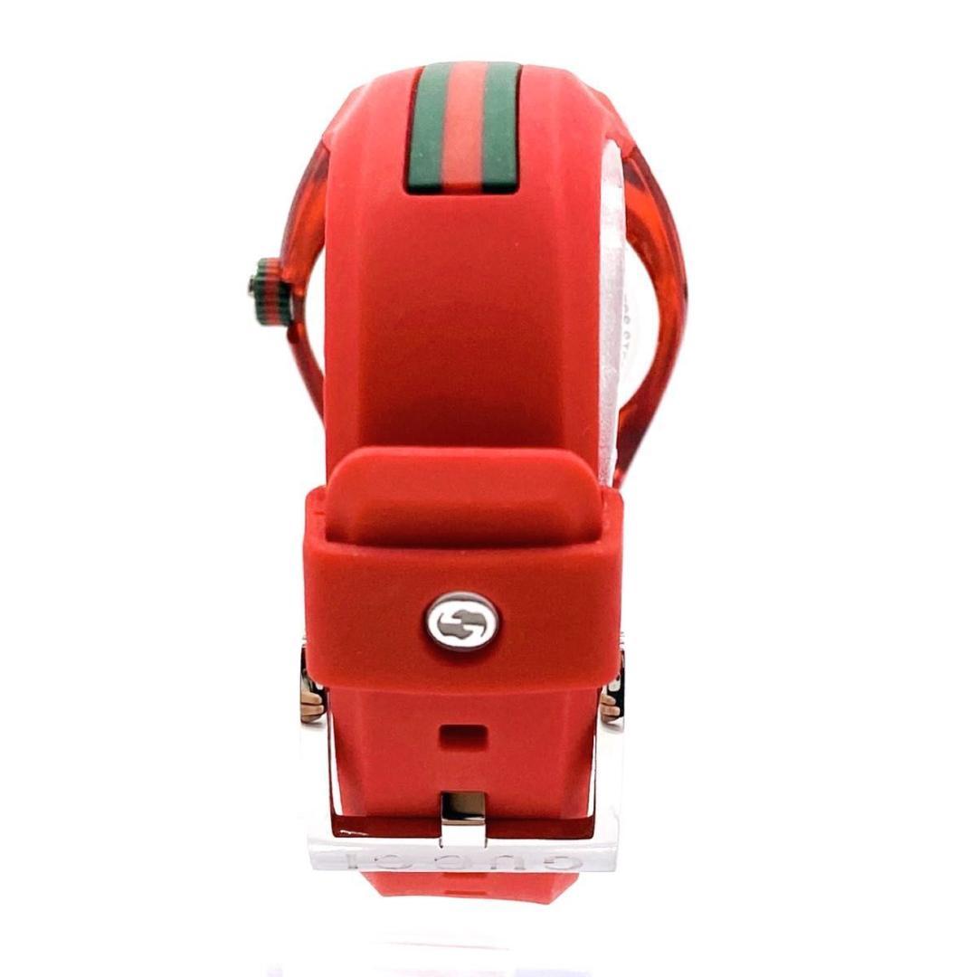 【極美品】GUCCI　SYNC　YA137103A　腕時計　シェリーライン　赤