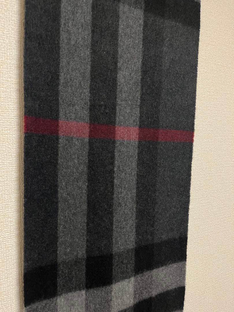 BURBERRY　バーバリー　マフラー　カシミア100％　未使用に近い　大判