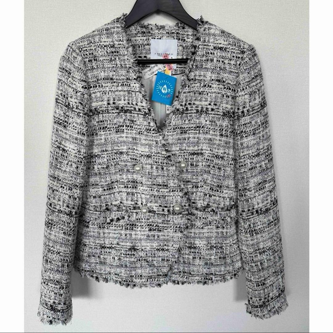 ESTNATION_エストネーション ツイードジャケット