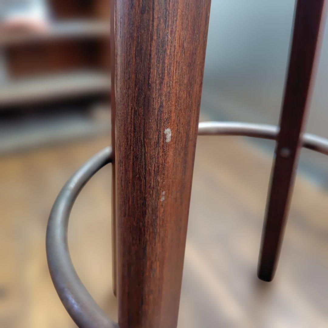 木製ハイチェア2脚セット カウンターチェア 丸椅子 スツール