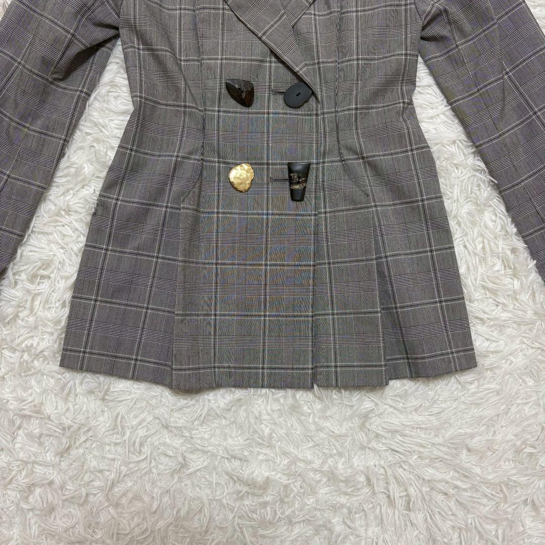 ◎極美品 レジーナピョー NICOLE JACKET M相当ブラックチェック 1