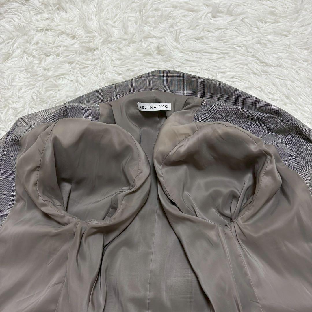 ◎極美品 レジーナピョー NICOLE JACKET M相当ブラックチェック 1