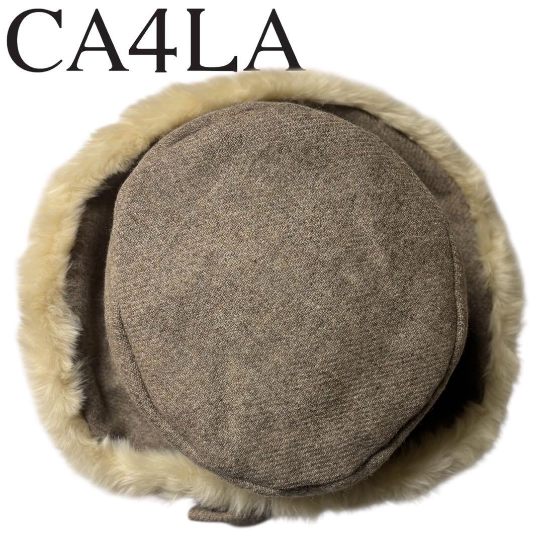 CA4LA 帽子 ファー サイズ調整機能 ハット・キャップライナー付