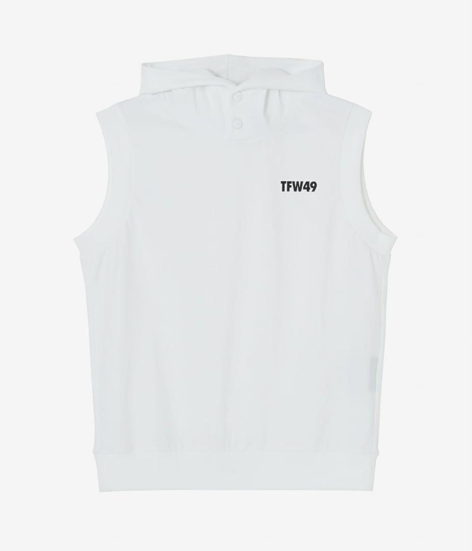 新品タグ付き⭐️2025FW新作⭐️フーディベスト⭐️ホワイト