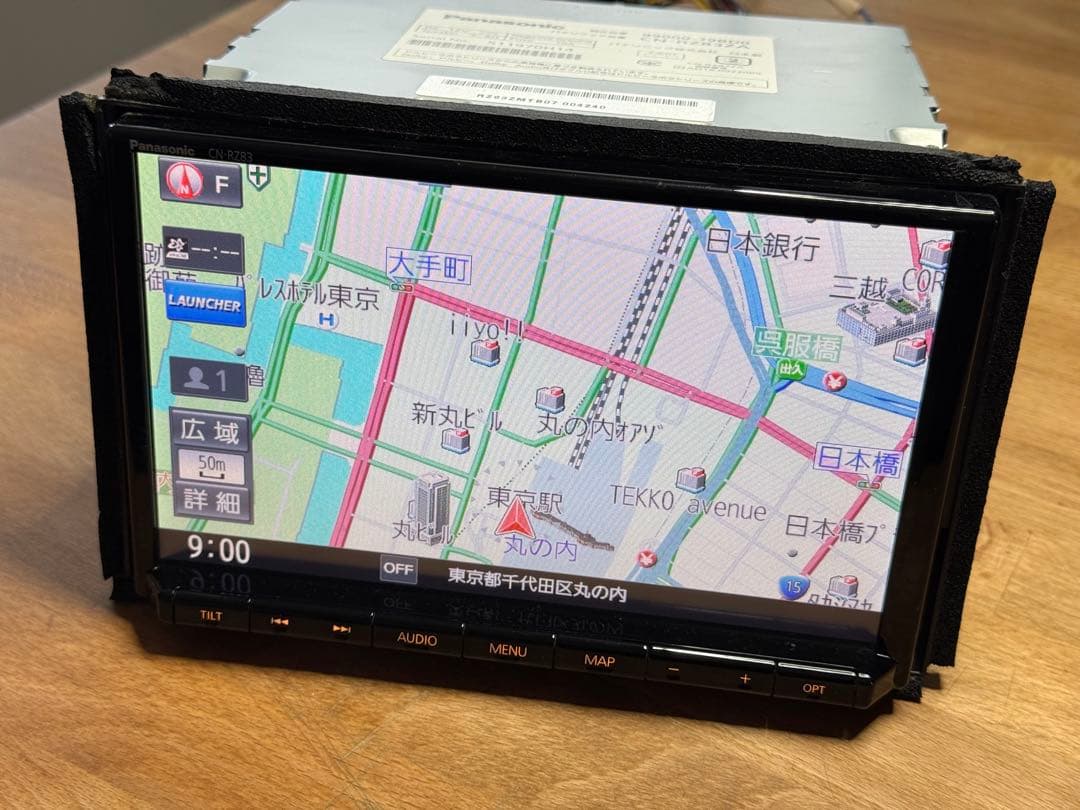 Panasonic CN-RZ83 カーナビ　スズキ イグニスから取り外し