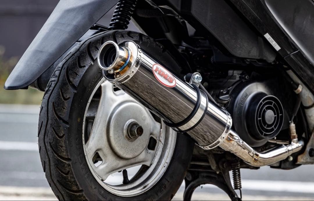 新製品 アドレスV50(JBH-CA44A) HMS製 B2Xマフラー ブラック