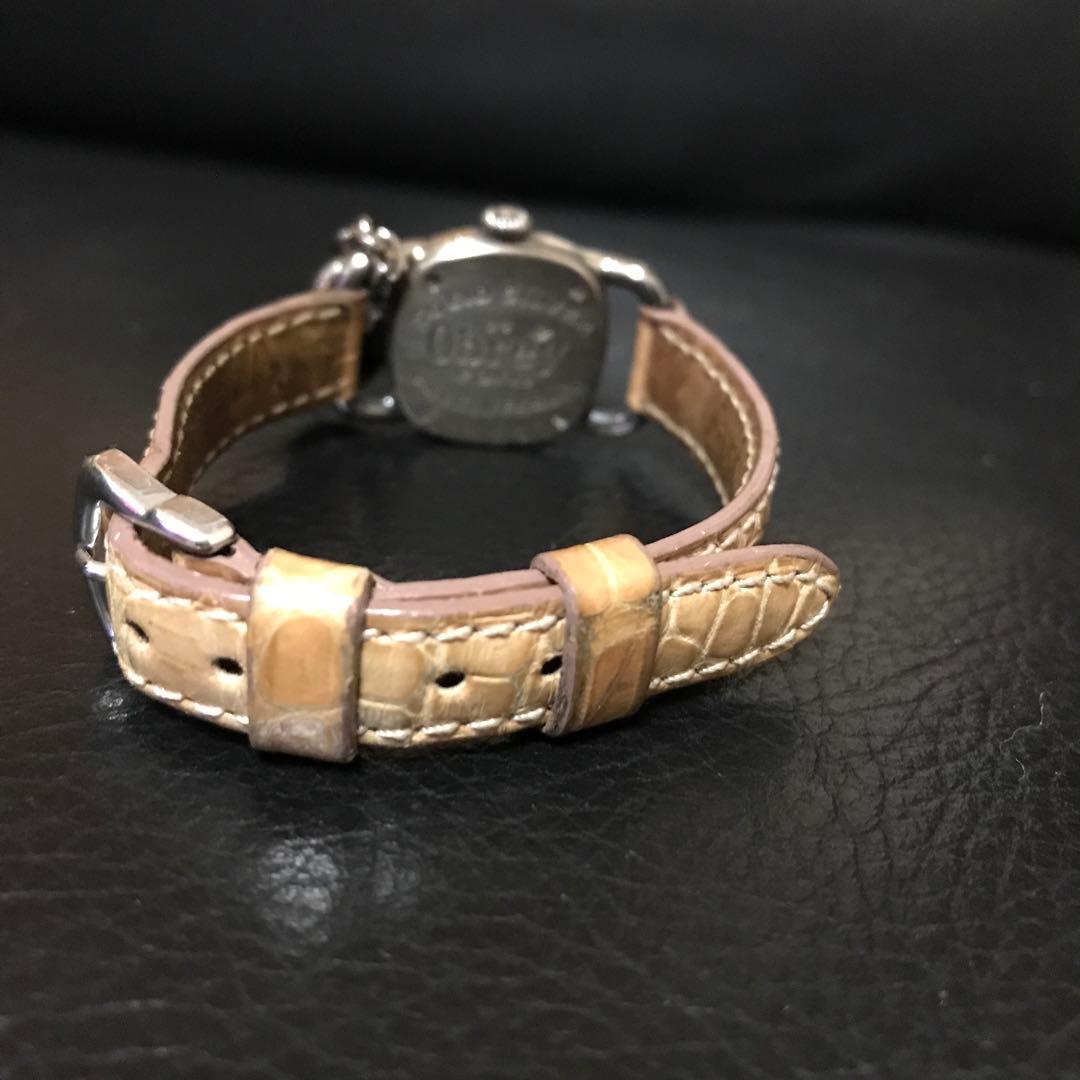 Obrey ハンドメイド　ソリッドシルバー　腕時計　フランス製　稼働中です。