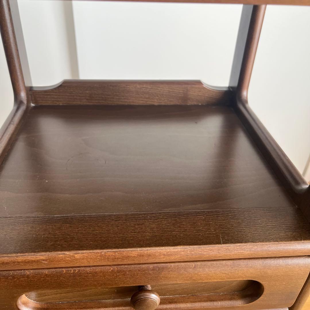 カリモク　電話台/サイドチェスト　キャビネット