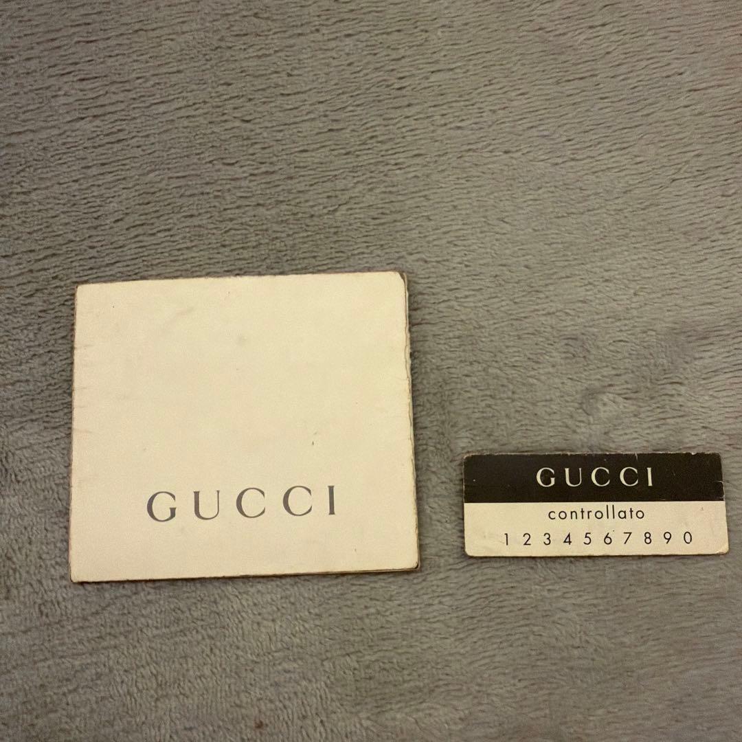 【希少✨】グッチ　レザー　ショルダー　トート　コントロールカード有り　92475