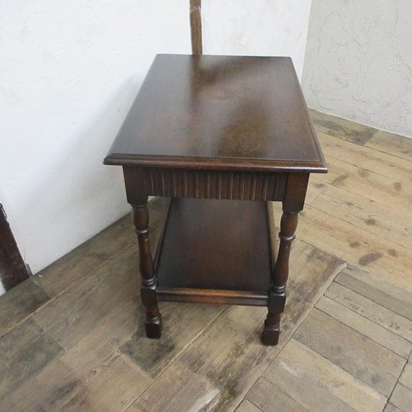 イギリス アンティーク 家具 ホールテーブル コンソール 電話台 6954d