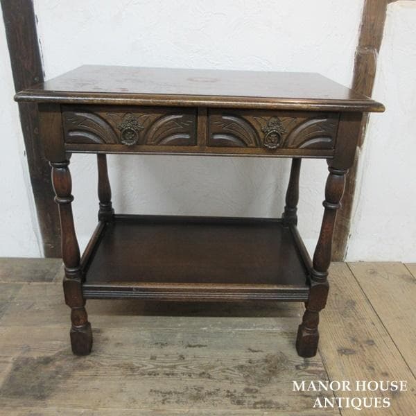 イギリス アンティーク 家具 ホールテーブル コンソール 電話台 6954d