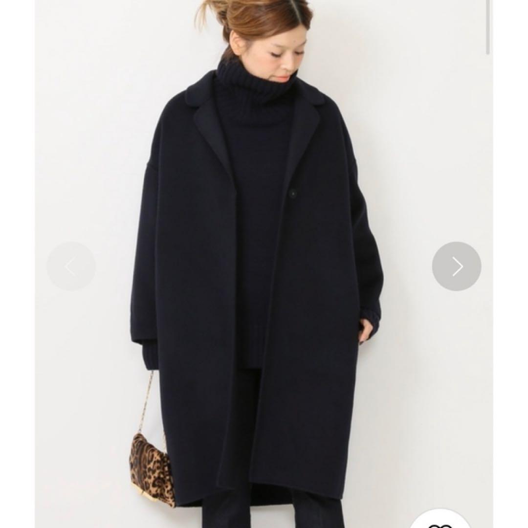 Deuxieme classe ウールアンゴラリバーコート アパルトモン