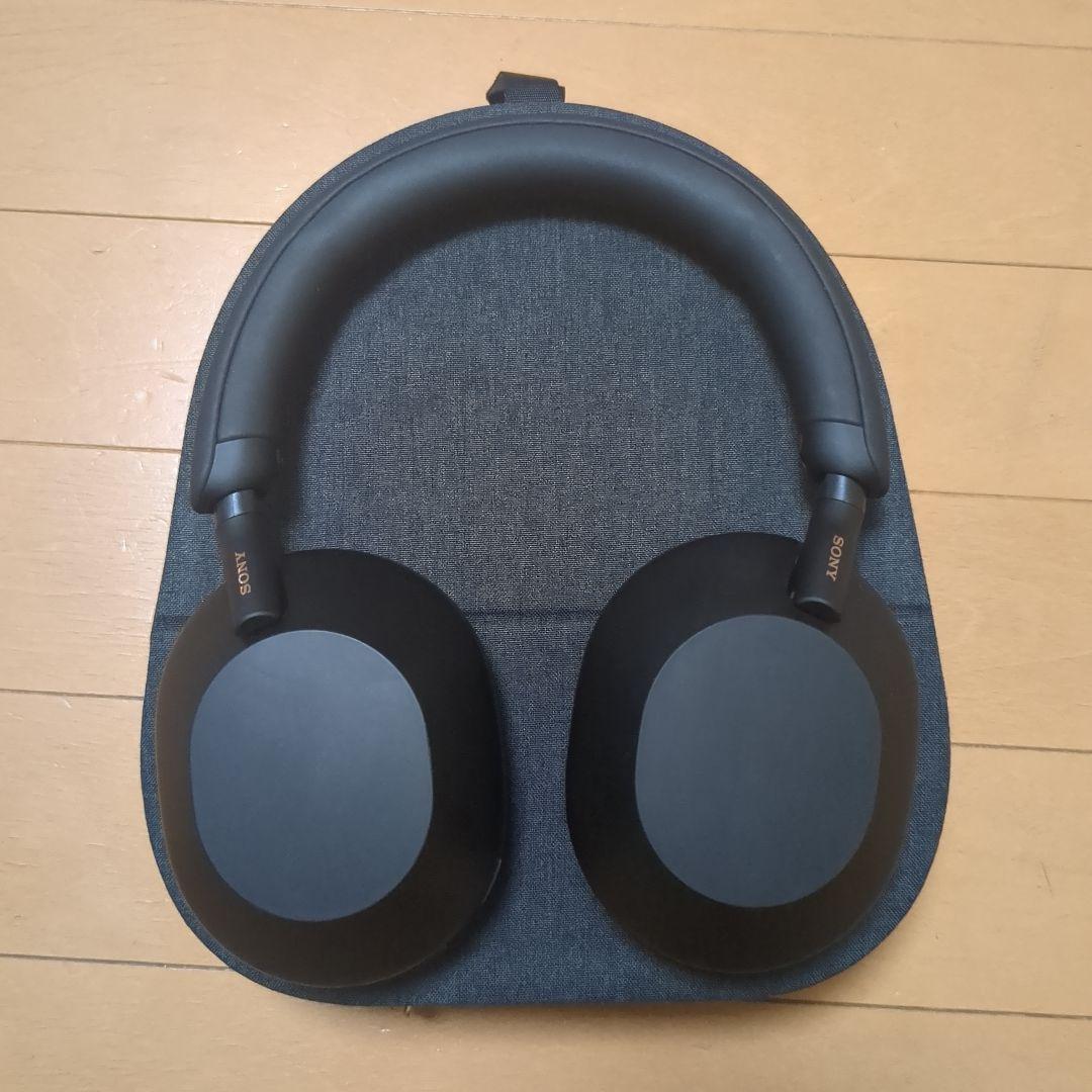 【美品】SONY WH1000XM5 ブラック ワイヤレスヘッドホン