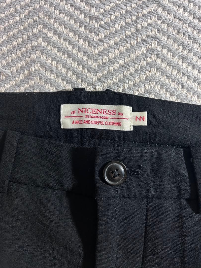 niceness puaf 20aw ワイドスラックス