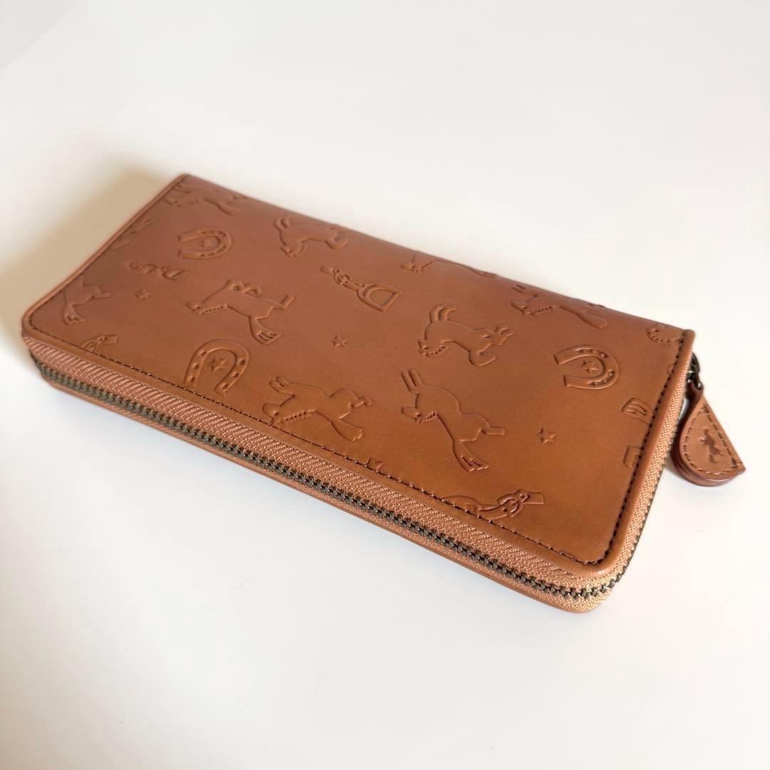 Dakota ダコタ 長財布 ラウンドファスナー レディース キャメル カバロ