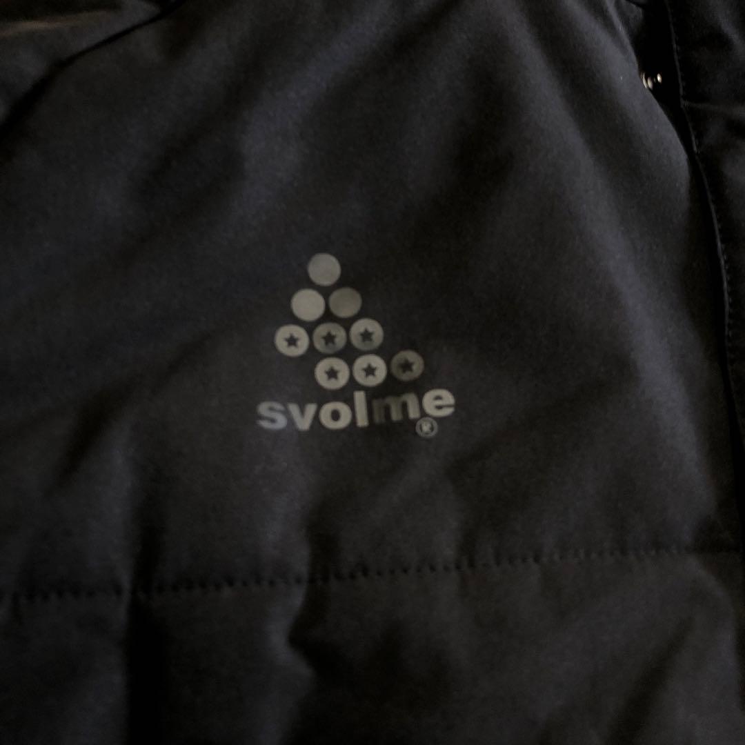 svolme 発熱ベンチコート　ブラック　S