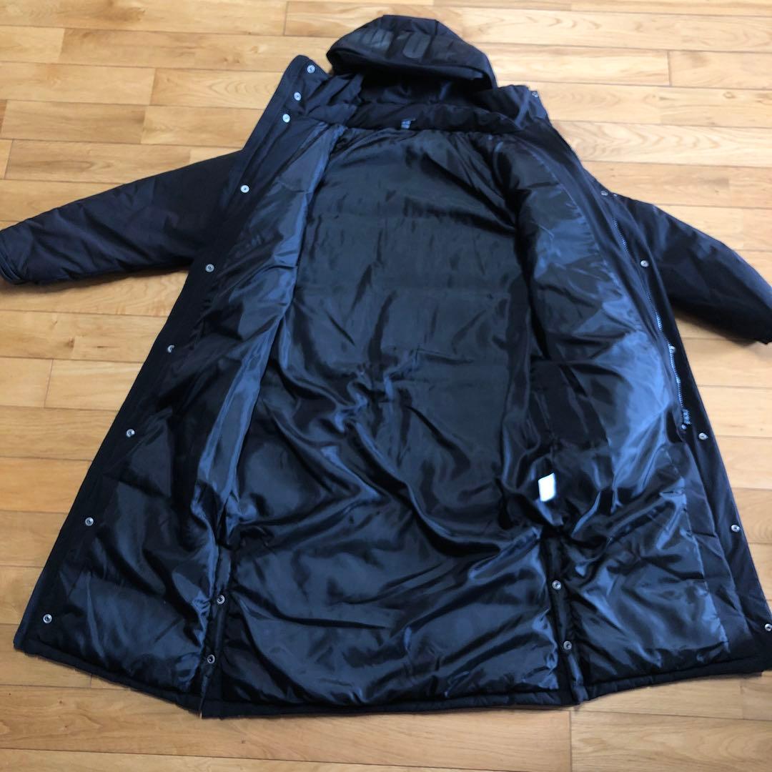 svolme 発熱ベンチコート　ブラック　S