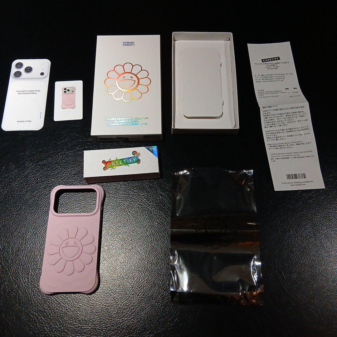 CASETiFY ピンク フラワー iPhone17proケース