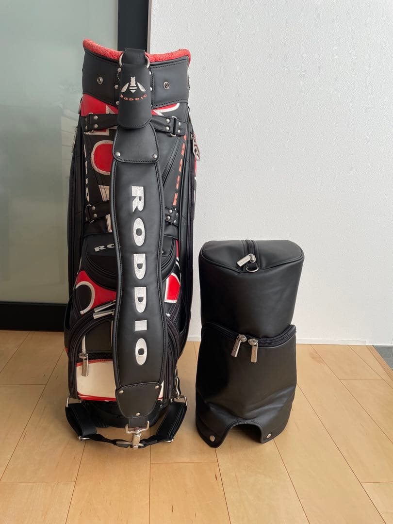 RODDIO キャディバッグ 黒 赤　限定