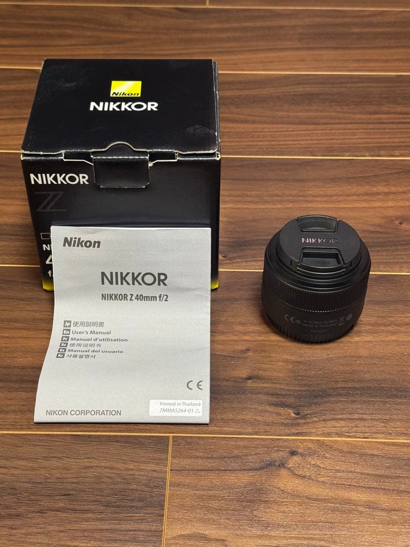 【美品】NIKKOR 40mm f/2 単焦点レンズ Zマウント