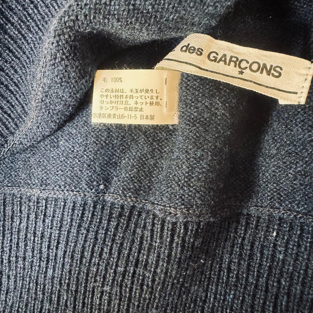 COMME des GARÇONS コムデギャルソン ウールストール ネイビー