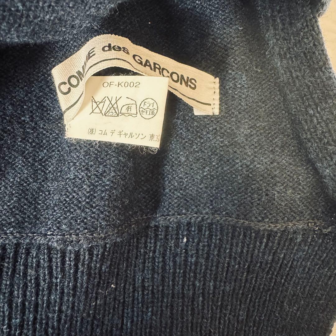 COMME des GARÇONS コムデギャルソン ウールストール ネイビー