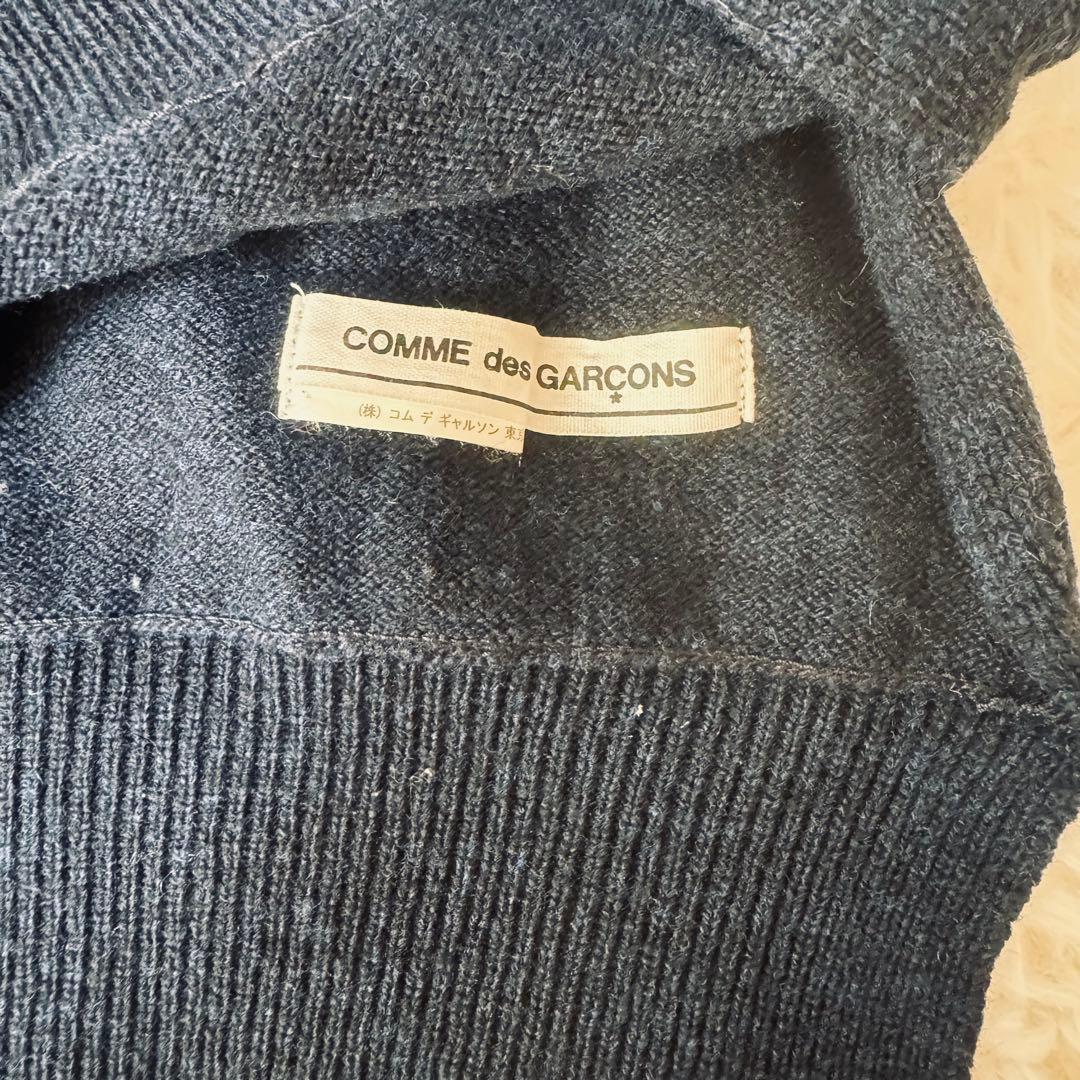 COMME des GARÇONS コムデギャルソン ウールストール ネイビー
