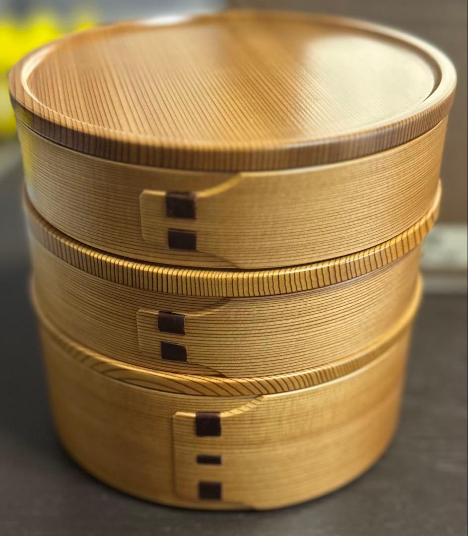 【美品】大館曲げわっぱ 小鉢揃