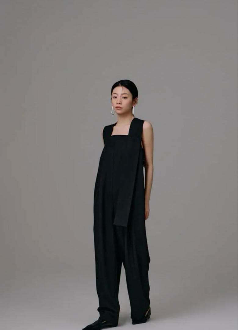 louren ローレン shoulder tie jumpsuit