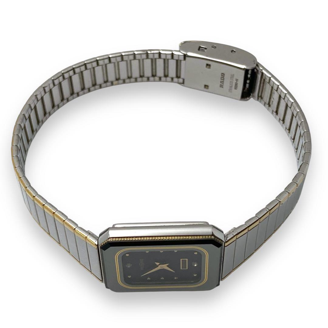 Ⴤ1123ꕤ美品 RADO ダイヤスター 腕時計 2P ダイヤ ラインストーン