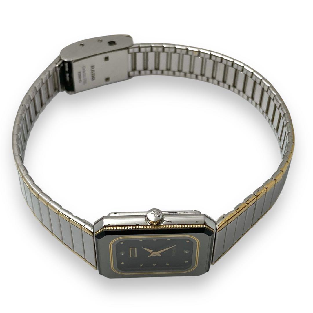 Ⴤ1123ꕤ美品 RADO ダイヤスター 腕時計 2P ダイヤ ラインストーン
