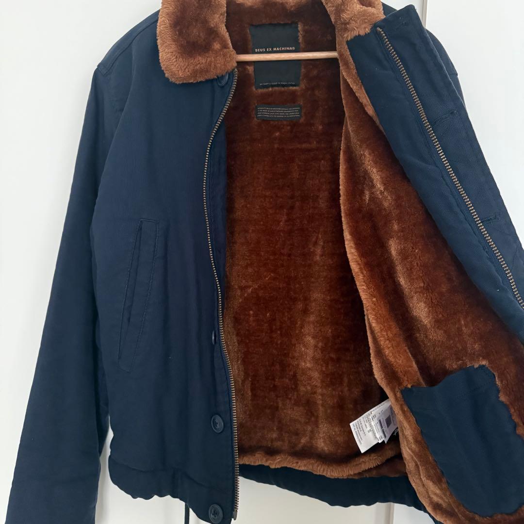 DEUS EX MACHINA ネイビー フライトジャケット M