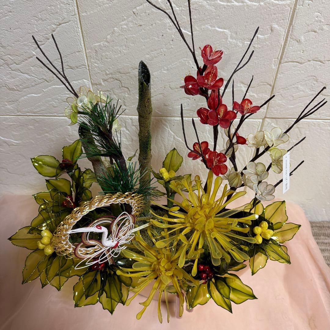 お正月用松竹梅、玄関用に最適！ (ノアの方舟！)