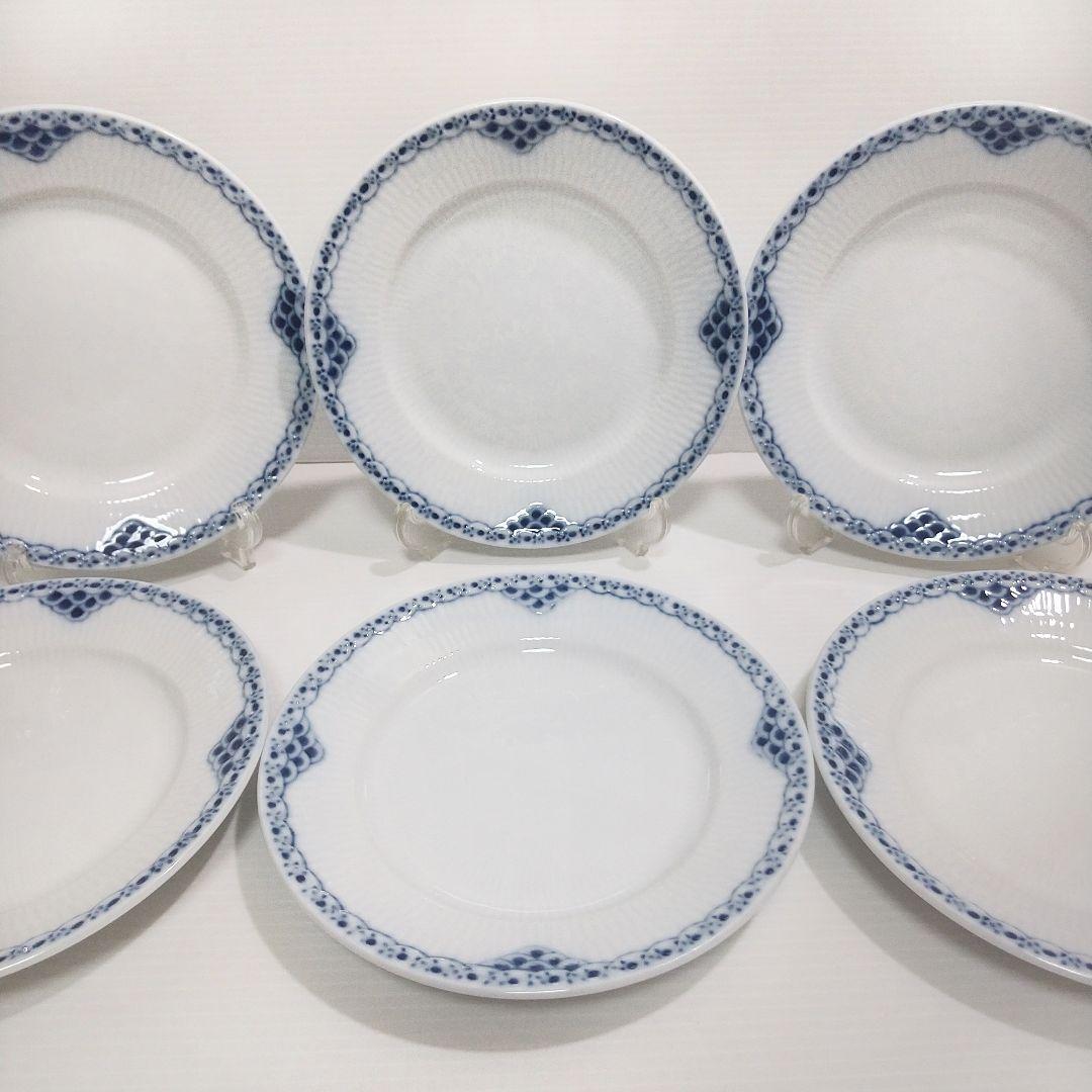 ロイヤルコペンハーゲン プリンセス 廃盤 ケーキ プレート 6枚 セット