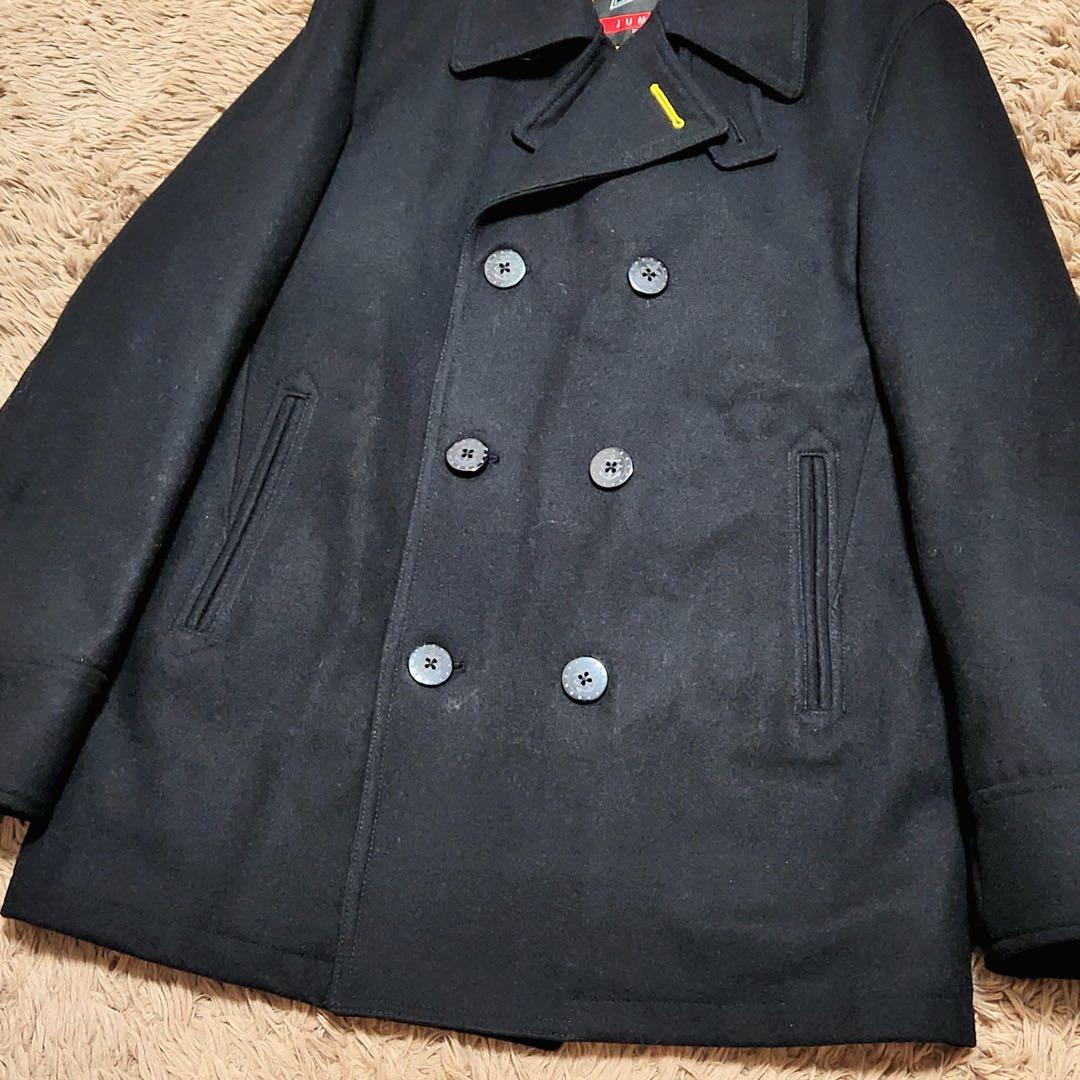 極美品✨ FAT メルトンウール ダブル ピーコート 映える裏地 キルティング