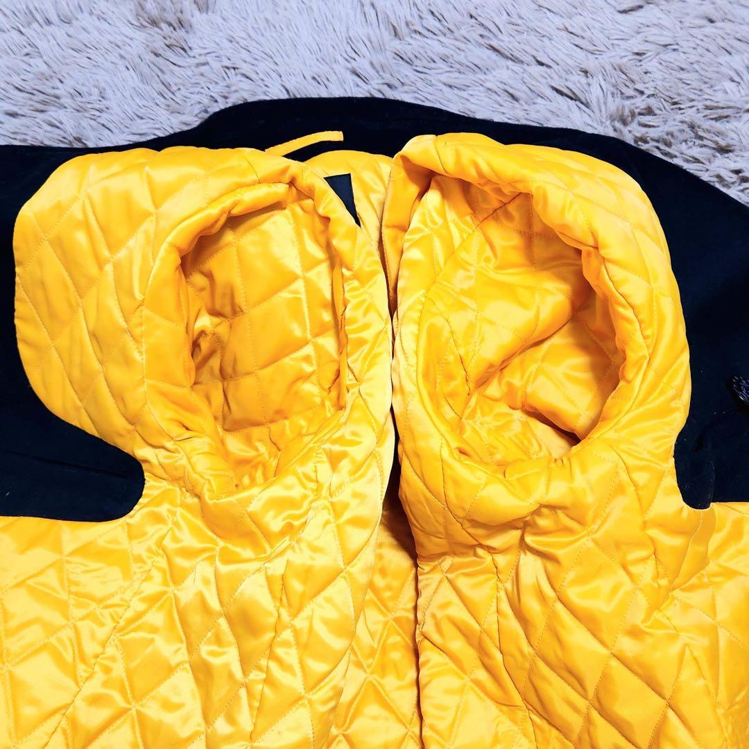 極美品✨ FAT メルトンウール ダブル ピーコート 映える裏地 キルティング