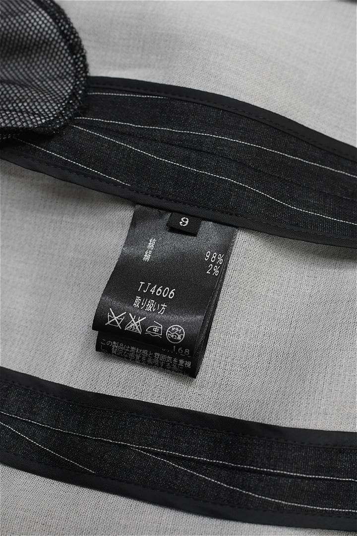 O285/美品 TAE ASHIDA セットアップ スーツ シルク混 9 黒