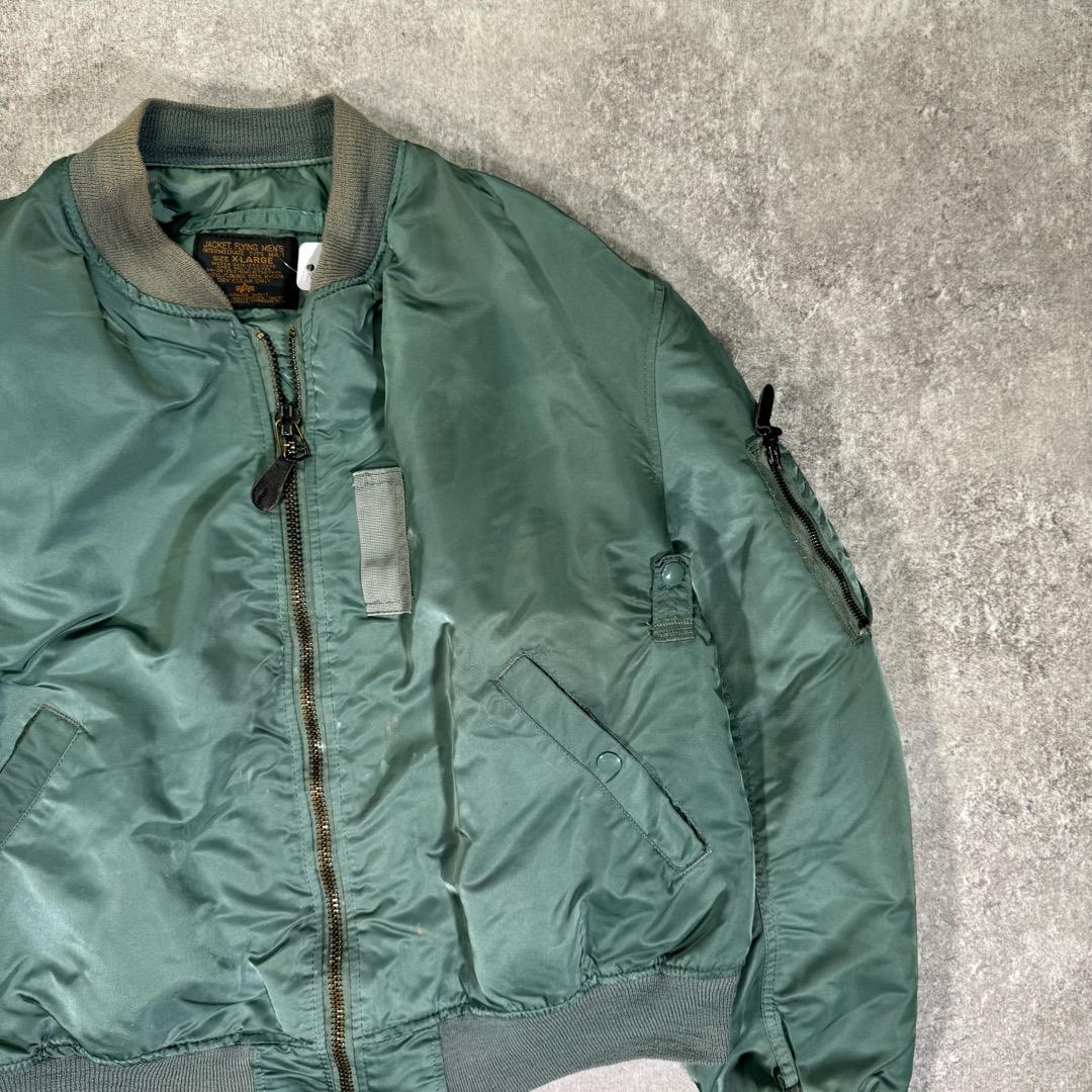 USA製　アルファインダストリーズ　50s復刻　MA-1　【XL】 IDEAL社