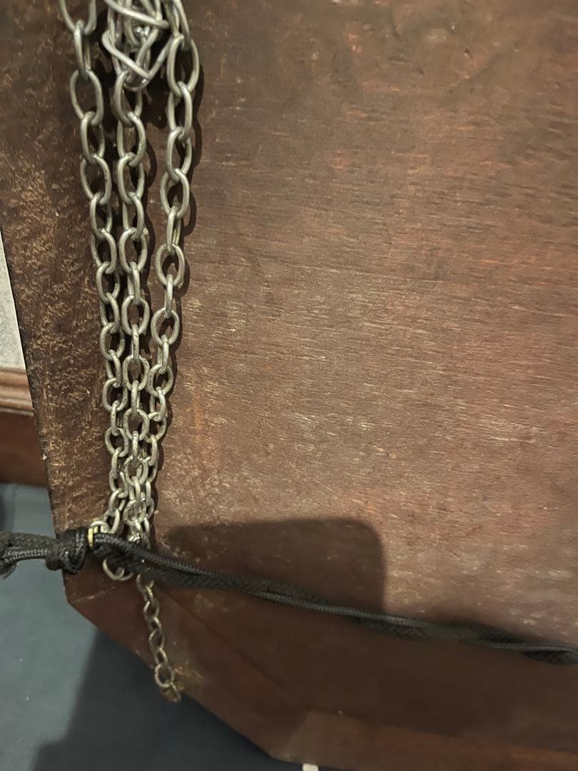 英国 アンティーク ミラー オクタゴン 八角形 木製 ウォールナット