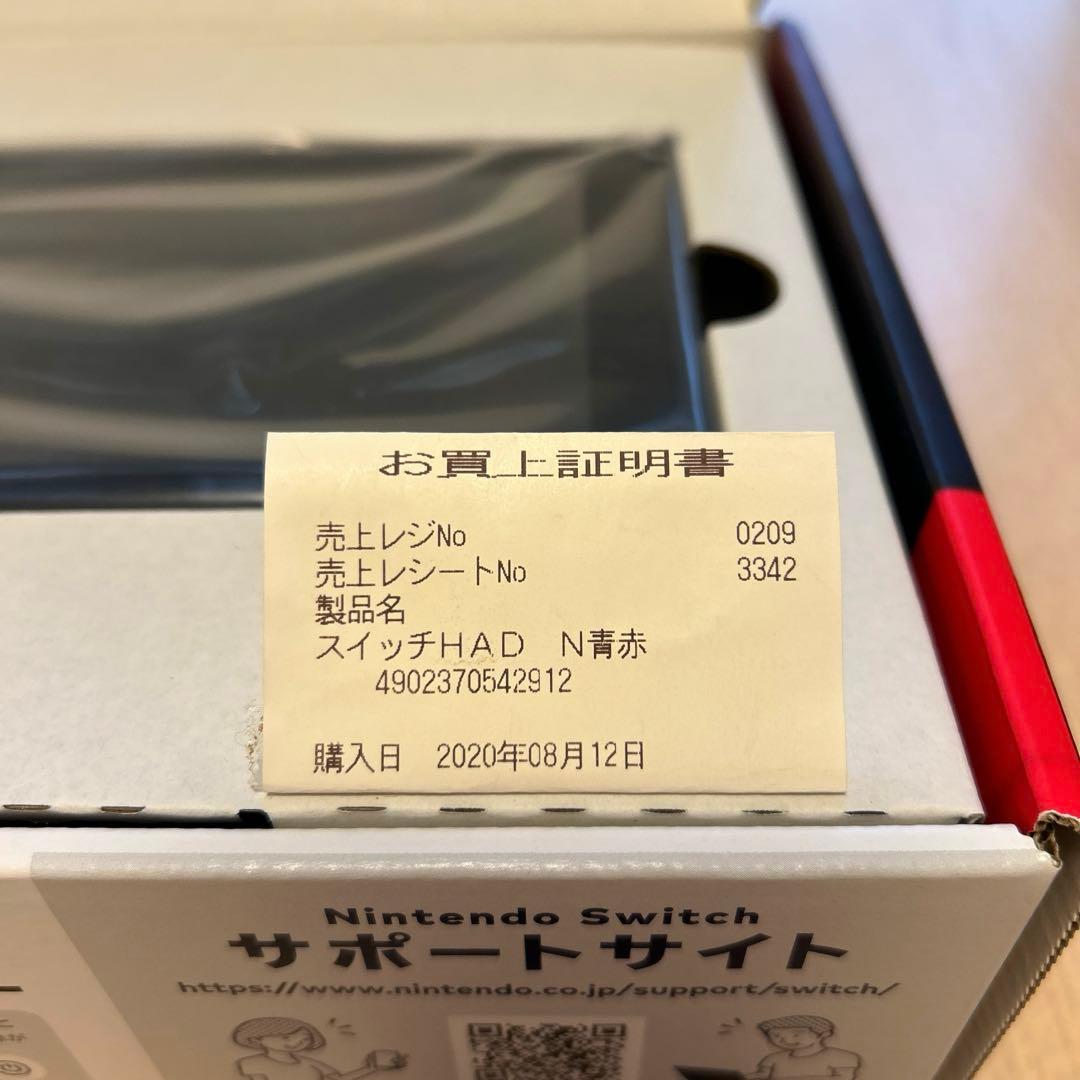 R Ｆ⭐︎ Nintendo Switch 本体 青/赤 Joy-Con付