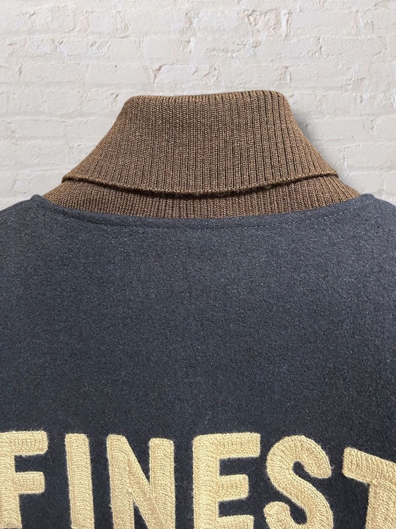 Schott N.Y.C. スクーカム レザースタジャン XL 刺繍 美品