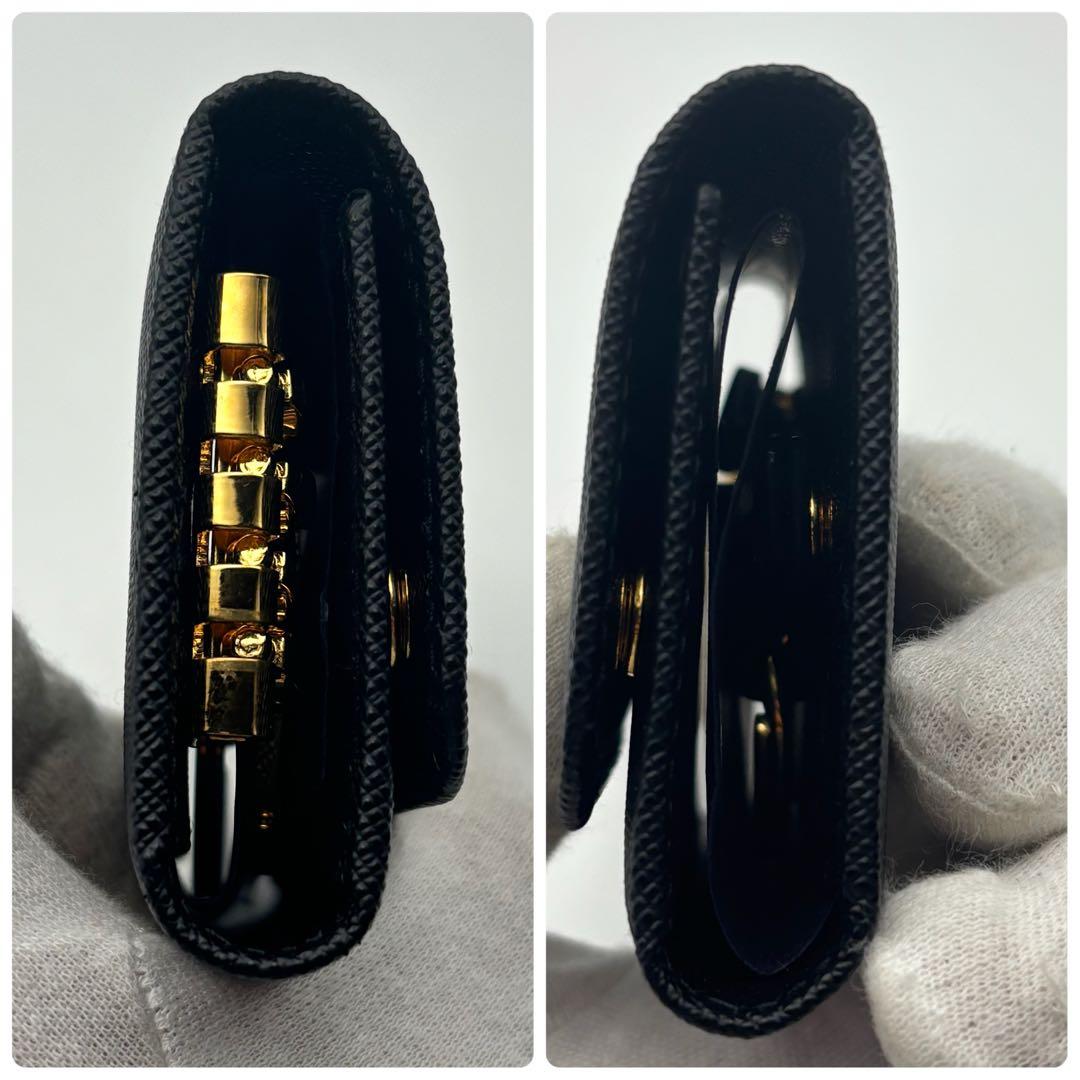 新品未使用✨付属品✨プラダ キーケース サフィアーノ レザー 黒