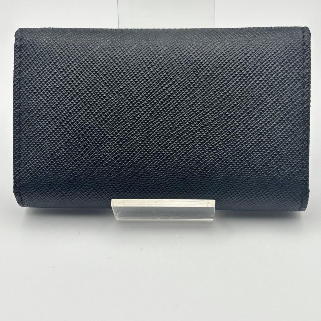 新品未使用✨付属品✨プラダ キーケース サフィアーノ レザー 黒